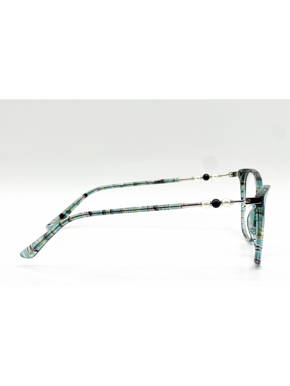 Ann Taylor At021 C02 Emerald Horn Authentic Eyeglasses 52-15-135 - Picture 3 of 5